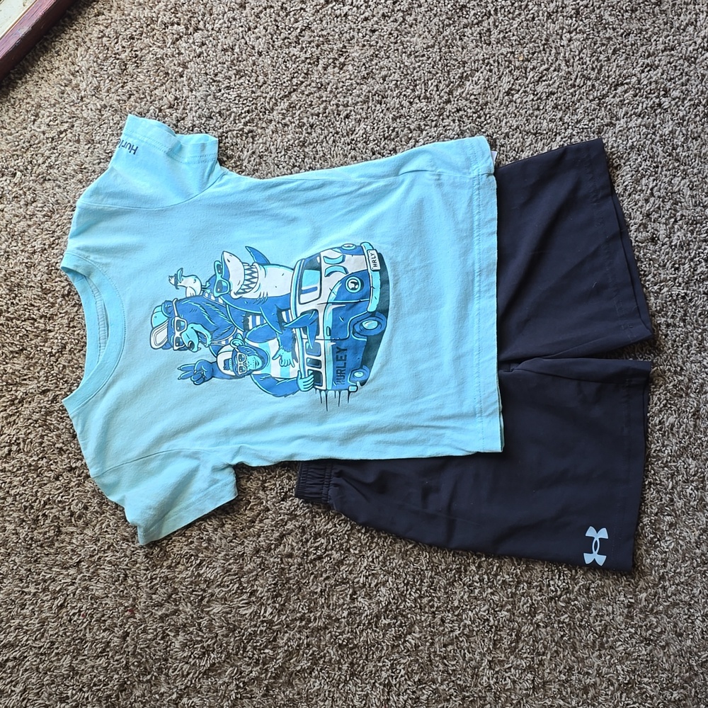 Boys Hurley Short Set size 6